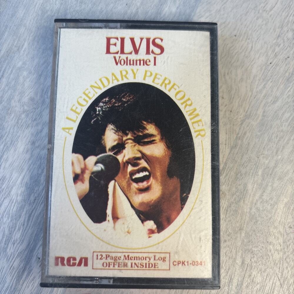 Elvis Presley A Legendary Performer Volume 1 Cassette Tape RCA
